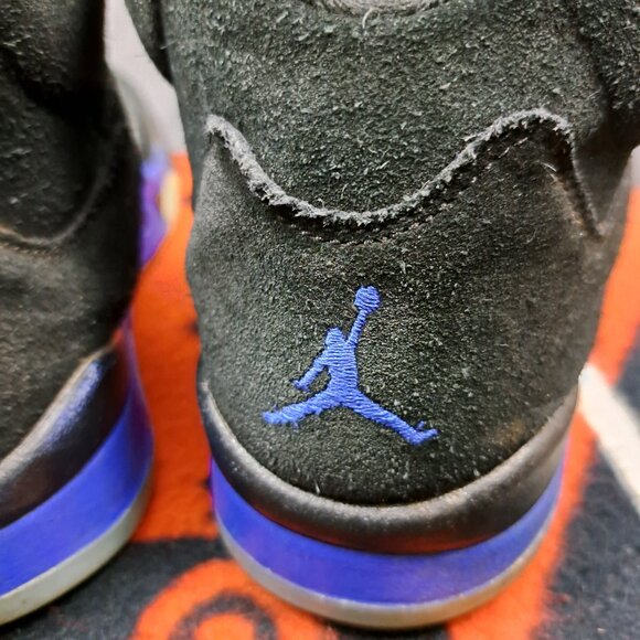 Size 12 Men Nike Air Jordan 5 Racer Blue (CT4838-004) - Picture 15 of 16